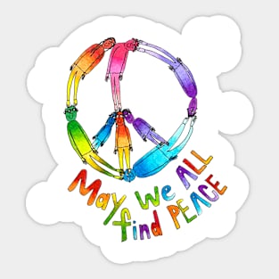 Find Peace Sticker